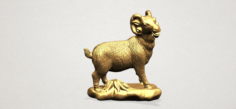 Chinese Horoscope of Goat 3D Model