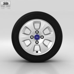 Ford Fiesta Wheel 14 inch 002 3D Model
