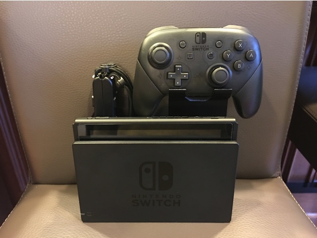 Nintendo Switch Joycon Strap Holder Tandem Dock 3D Print Model