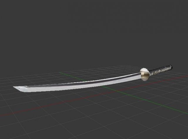 Simple Katana 3D Model