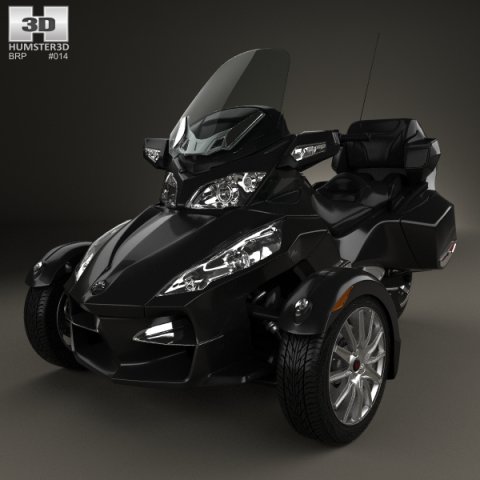 BRP Can-Am Spyder RT 2014 3D Model