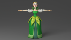 Cartoon princess 3D Model