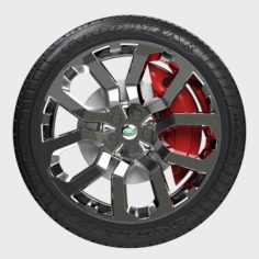 Wheel Range Rover Sport 2014 3D Model