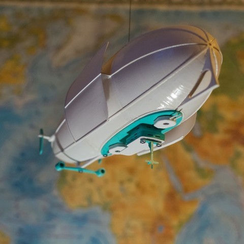 Battle zeppelin lamp 3D Print Model