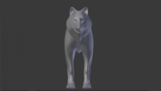 Basic Wolf 3D Model
