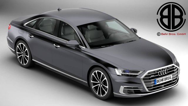 Audi A8 2018 3D Model