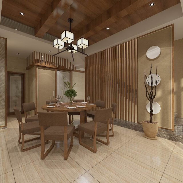 Family – kitchen – restaurant 433 3D Model