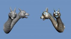 Baby cartoon dragon for printing 3D Model