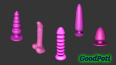 Sexshop set 3D Model