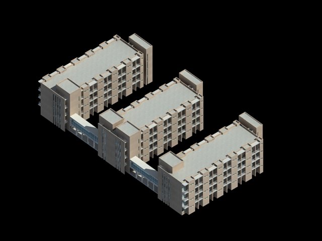 School building 090 3D Model