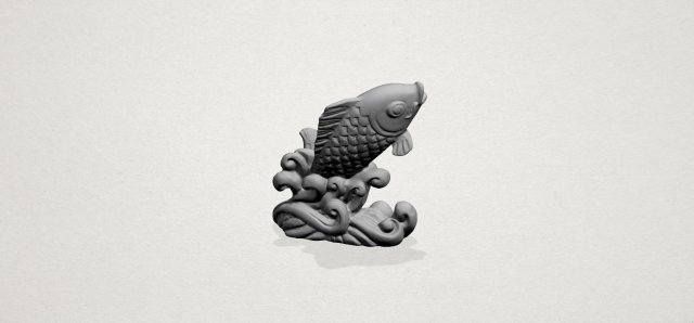 Standing Fish Standing Fish 3D Model