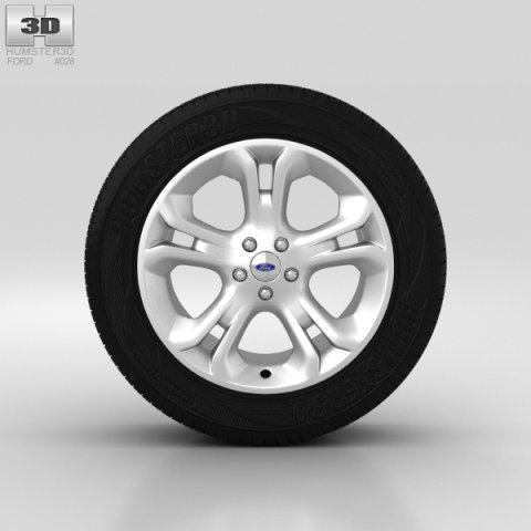 Ford Explorer Wheel 18 inch 001 3D Model