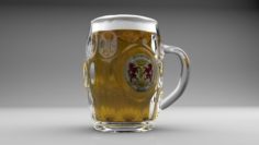 Beer mug 2 3D Model