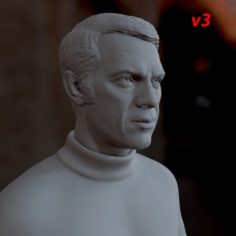 3d printable model Steve McQueen 3D Model