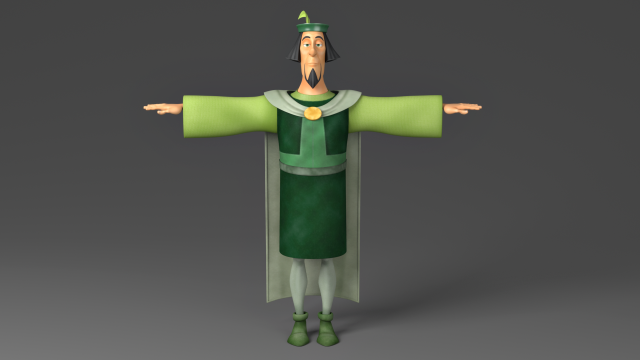 Cartoon man 2 3D Model