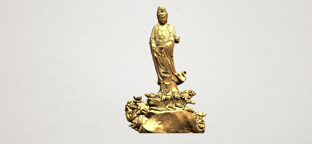 Avalokitesvara Buddha – Standing 02 3D Model