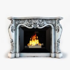 Classic fireplace 3D Model
