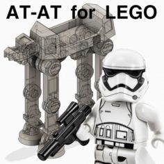 AT AT for LEGO 3D Model