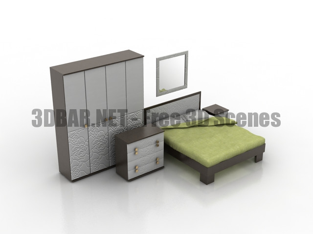 Bedroom set 3D Collection