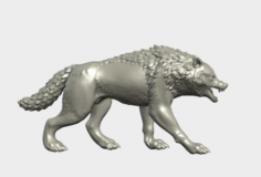 Wolf Figurine 3D Model