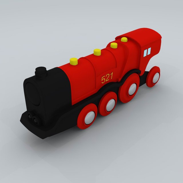 Train Transportation 75095 3D Model