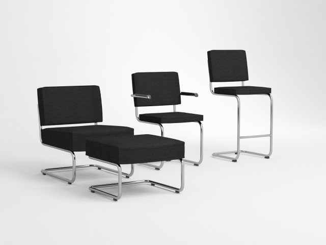 Ridge chairs 3D Model