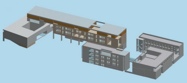 School building 029 3D Model