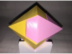 Diamond, Dodecahedron, Kawai Joint 3D Print Model