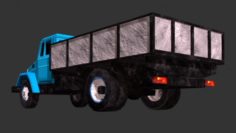 Modern low poly truck 3D Model