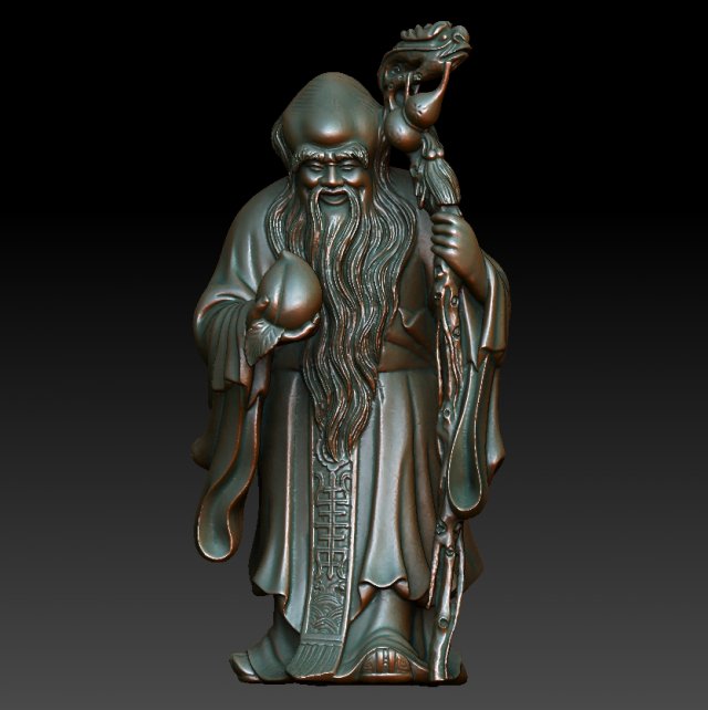 HD Scan 25B Statue – Ready Print 3D Model