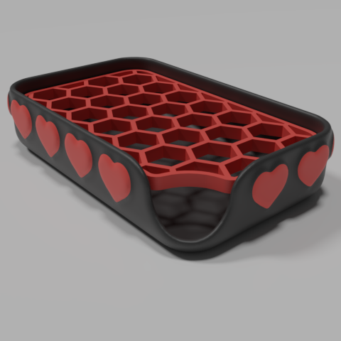 Heart soap dish  3D Print Model