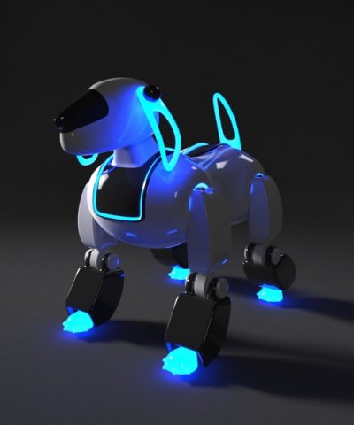 Robot dog 3D Model