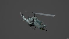 MWR AH-1 Cobra 3D Model
