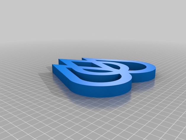 logo Snwoboard 3D Print Model