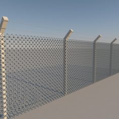 Low Poly Wire Netting 3D Model