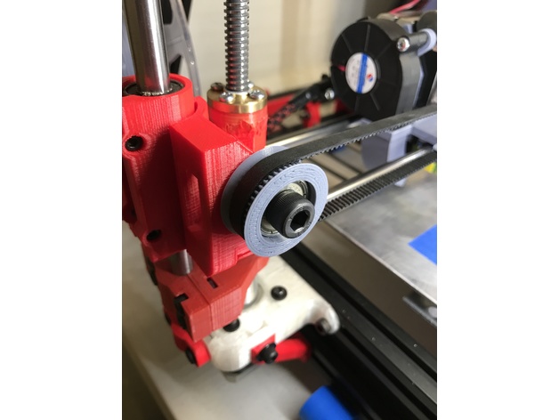 GT2 Idler Pully with chamfered edge  3D Print Model