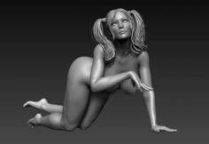 Sexy Posed Woman 11 3D Model