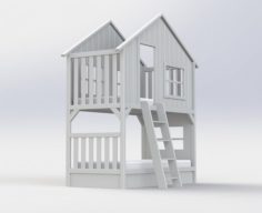 Bed village House 3D Model