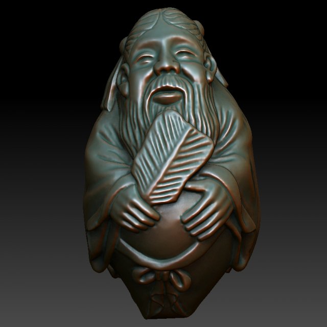 HD Scan Feng Shui 9B Statue – Ready Print 3D Model