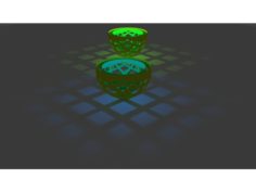 Dual counter rotating hypercubes 3D Print Model