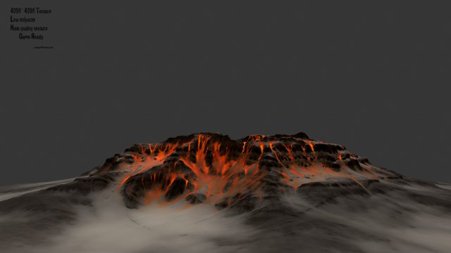 Volcano 3D Model