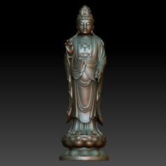 HD Scan Buddha 26 Statue – Ready Print 3D Model