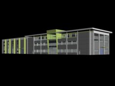 Factory building 024 3D Model