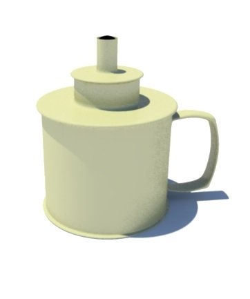 HAND HELD KEROSENE LAMP 3D Model