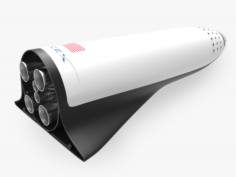 Big Falcon Rocket BFR Space X 3D Model