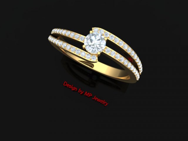 Ring diamond 3D Model