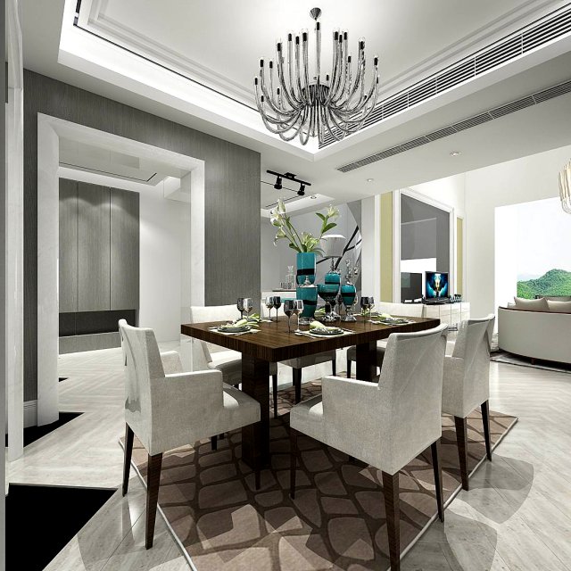 Family – kitchen – restaurant 63 3D Model