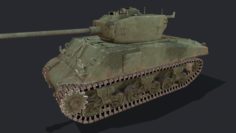 Sherman Tank 3D Model