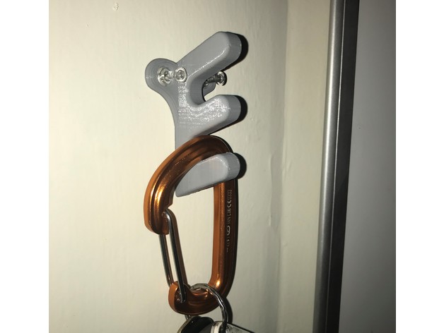 Thumbtack Key Hook 3D Print Model