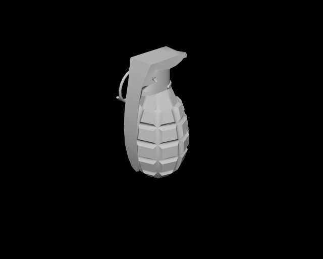 Grenade F1 3D Model